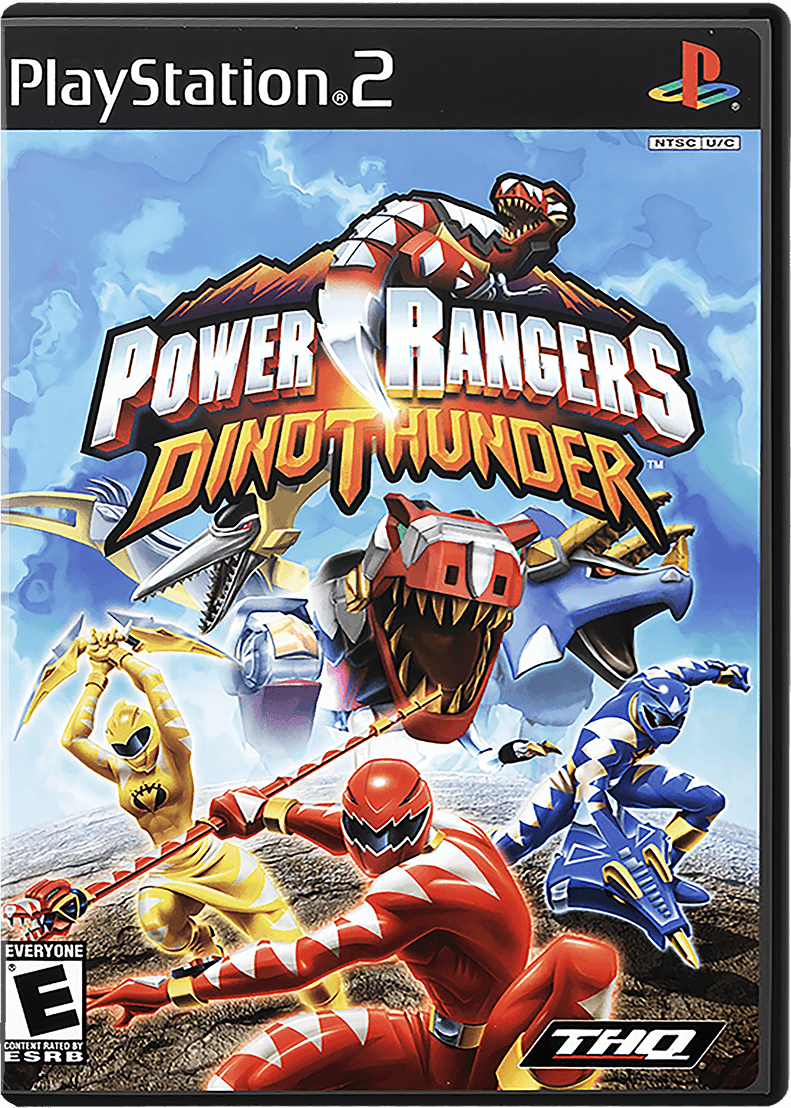 Power Rangers Dino Thunder box art for Playstation 2